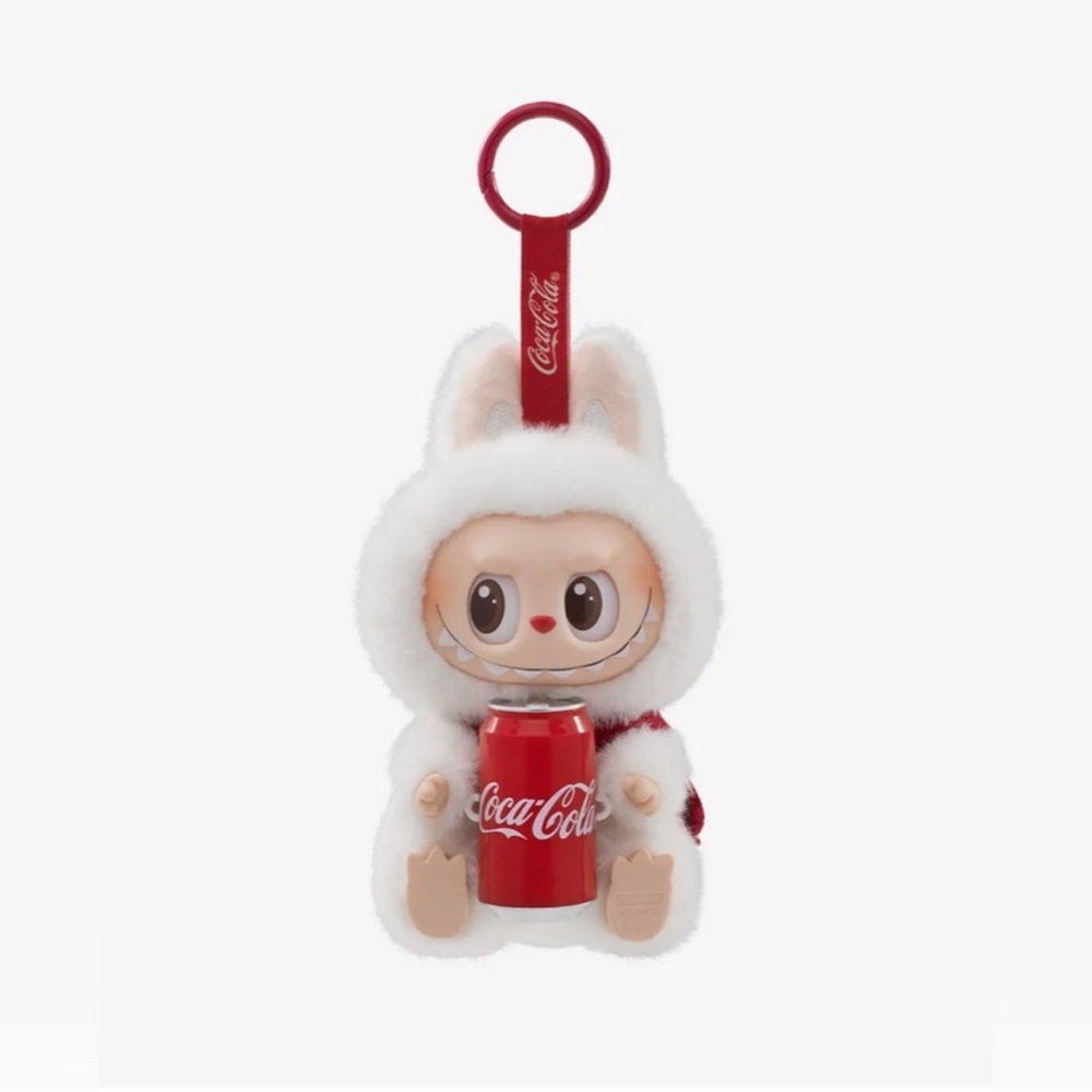 Pop Mart The Monsters Happy Factor Coca Cola Coke Series Labubu Face Pendant